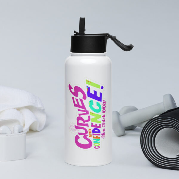 Curves & Confidence Stainless Water Bottle - Image 2
