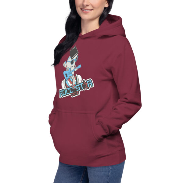 Roccstar Heavy Unisex Hoodie - Image 3