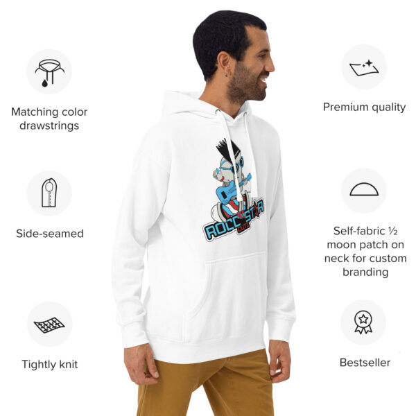 Roccstar Heavy Unisex Hoodie - Image 6