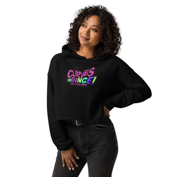 Curves & Confidence Crop Hoodie