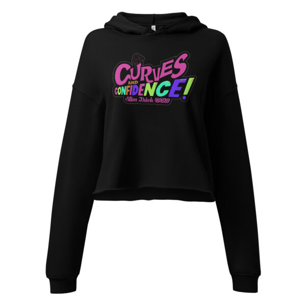 Curves & Confidence Crop Hoodie - Image 2
